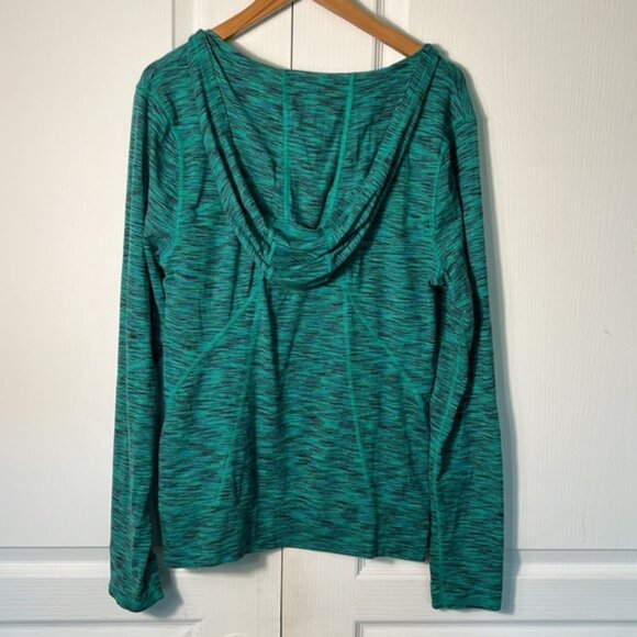 KIRKLAND SIGNATURE GREEN WOMEN WORKOUT HOODIE IN SIZE XL - Picture 5 of 5